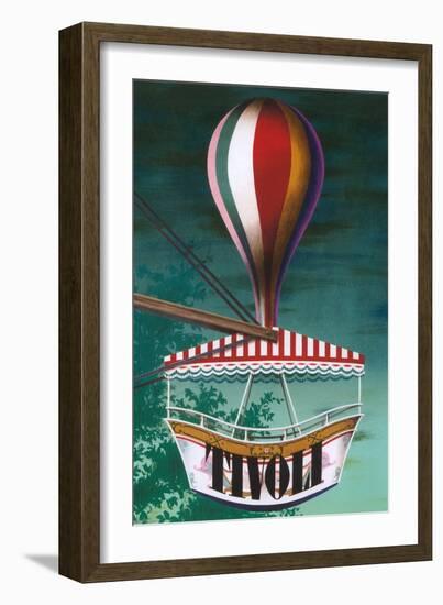 Travel Poster for Tivoli-null-Framed Premium Giclee Print