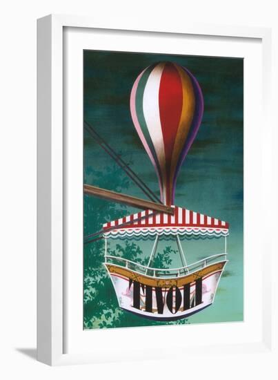 Travel Poster for Tivoli-null-Framed Premium Giclee Print