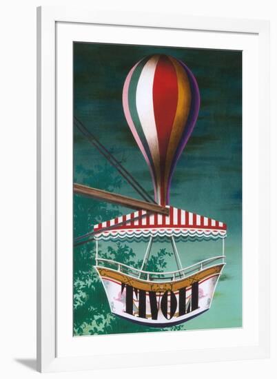 Travel Poster for Tivoli-null-Framed Art Print