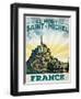 Travel Poster - France-The Saturday Evening Post-Framed Giclee Print