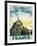 Travel Poster - France-The Saturday Evening Post-Framed Giclee Print