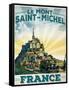 Travel Poster - France-The Saturday Evening Post-Framed Stretched Canvas
