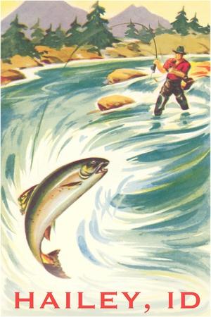 Travel Poster Hailey, Trout Fishing' Posters