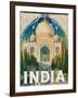 Travel Poster - India-The Saturday Evening Post-Framed Giclee Print