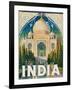 Travel Poster - India-The Saturday Evening Post-Framed Giclee Print