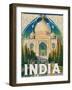 Travel Poster - India-The Saturday Evening Post-Framed Giclee Print