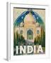 Travel Poster - India-The Saturday Evening Post-Framed Giclee Print