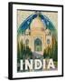 Travel Poster - India-The Saturday Evening Post-Framed Giclee Print