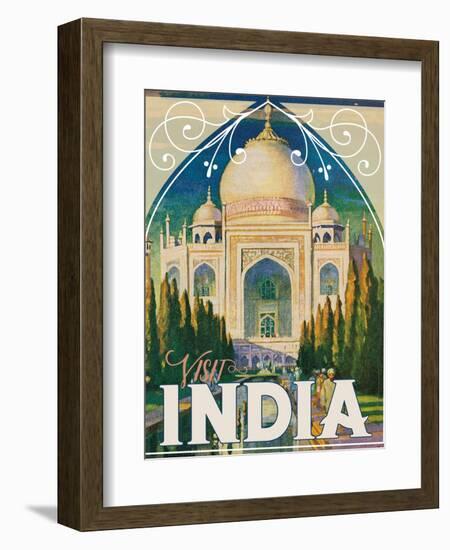 Travel Poster - India-The Saturday Evening Post-Framed Giclee Print