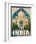 Travel Poster - India-The Saturday Evening Post-Framed Giclee Print