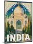 Travel Poster - India-The Saturday Evening Post-Mounted Giclee Print