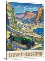 Travel Poster - Italy-The Saturday Evening Post-Stretched Canvas