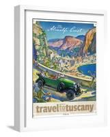 Travel Poster - Italy-The Saturday Evening Post-Framed Giclee Print