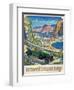 Travel Poster - Italy-The Saturday Evening Post-Framed Premium Giclee Print