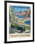 Travel Poster - Italy-The Saturday Evening Post-Framed Giclee Print