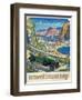 Travel Poster - Italy-The Saturday Evening Post-Framed Giclee Print