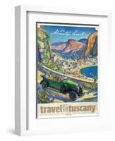 Travel Poster - Italy-The Saturday Evening Post-Framed Giclee Print