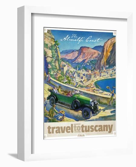 Travel Poster - Italy-The Saturday Evening Post-Framed Giclee Print