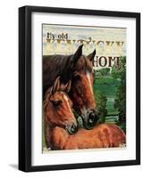Travel Poster - Kentucky-The Saturday Evening Post-Framed Giclee Print