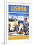 Travel Poster - Lisbon-The Saturday Evening Post-Framed Giclee Print