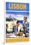 Travel Poster - Lisbon-The Saturday Evening Post-Framed Giclee Print