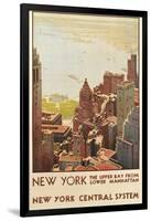 Travel Poster, New York City-null-Framed Art Print