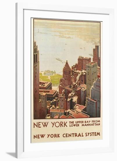 Travel Poster, New York City-null-Framed Art Print