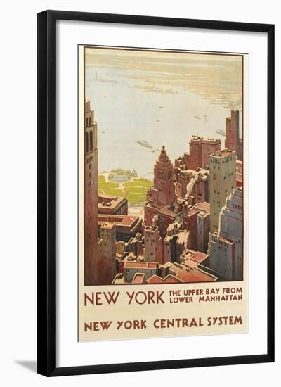 Travel Poster, New York City-null-Framed Art Print