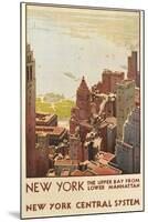 Travel Poster, New York City-null-Mounted Art Print