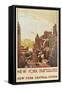 Travel Poster, New York City-null-Framed Stretched Canvas