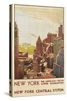 Travel Poster, New York City-null-Stretched Canvas