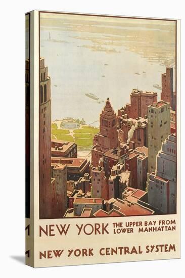 Travel Poster, New York City-null-Stretched Canvas