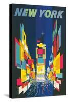 Travel Poster, New York City-null-Stretched Canvas