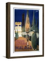 Travel Poster of the Holy Week in Malaga (1961)-null-Framed Art Print