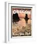 Travel Poster - Oregon-The Saturday Evening Post-Framed Giclee Print