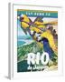 Travel Poster - Rio-The Saturday Evening Post-Framed Giclee Print