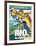 Travel Poster - Rio-The Saturday Evening Post-Framed Giclee Print