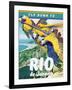 Travel Poster - Rio-The Saturday Evening Post-Framed Giclee Print