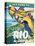 Travel Poster - Rio-The Saturday Evening Post-Stretched Canvas