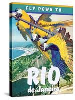 Travel Poster - Rio-The Saturday Evening Post-Stretched Canvas