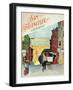 Travel Poster - SanFransisco-The Saturday Evening Post-Framed Giclee Print