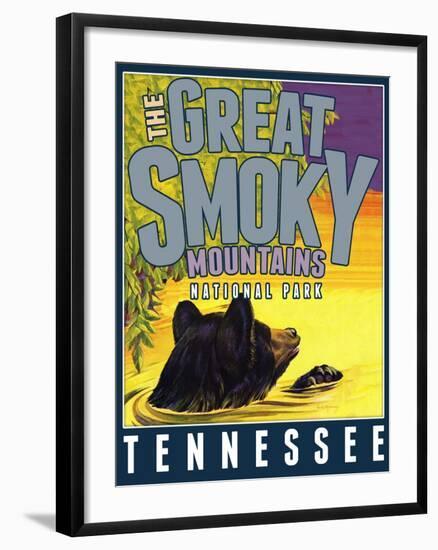 Travel Poster - Tennessee-The Saturday Evening Post-Framed Giclee Print