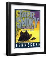 Travel Poster - Tennessee-The Saturday Evening Post-Framed Premium Giclee Print