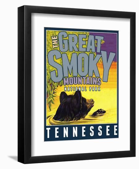 Travel Poster - Tennessee-The Saturday Evening Post-Framed Giclee Print