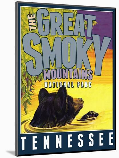 Travel Poster - Tennessee-The Saturday Evening Post-Mounted Giclee Print