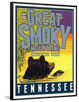 Travel Poster - Tennessee-The Saturday Evening Post-Framed Premium Giclee Print