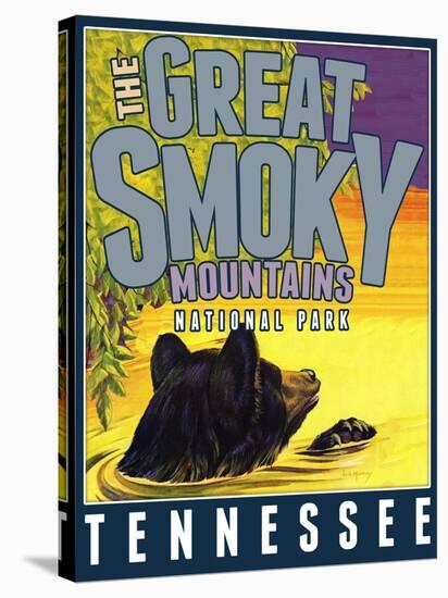 Travel Poster - Tennessee-The Saturday Evening Post-Stretched Canvas