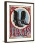 Travel Poster - Texas-The Saturday Evening Post-Framed Giclee Print