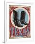 Travel Poster - Texas-The Saturday Evening Post-Framed Giclee Print