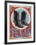 Travel Poster - Texas-The Saturday Evening Post-Framed Giclee Print